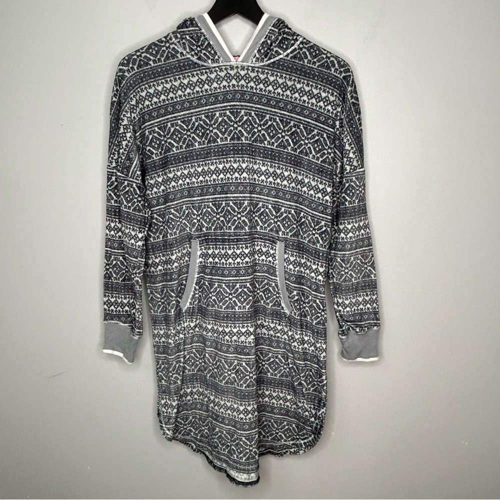 Simply Vera Wang‎ Grey Hooded Nightgown Size S